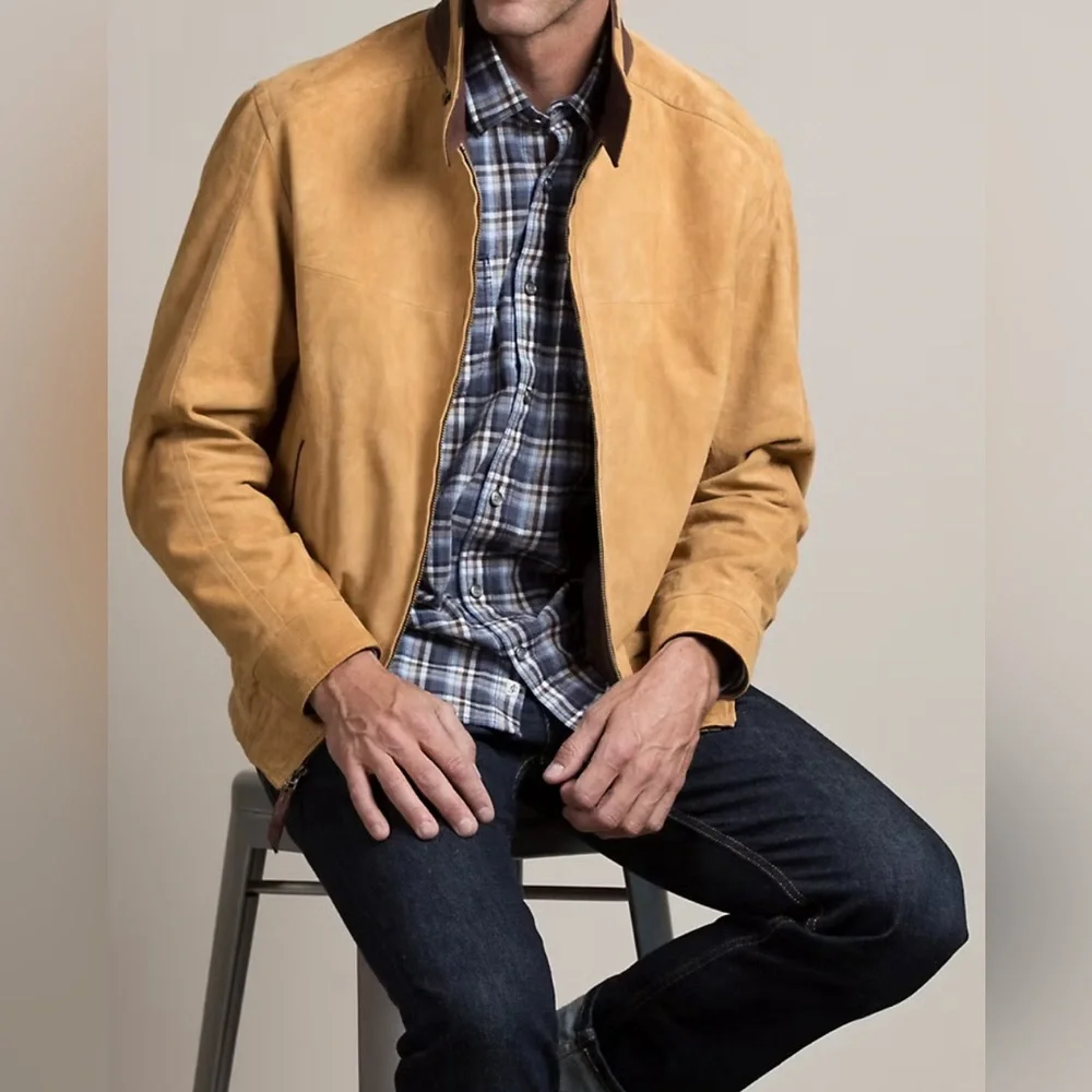 Perry Ellis Vintage Leather Jacket